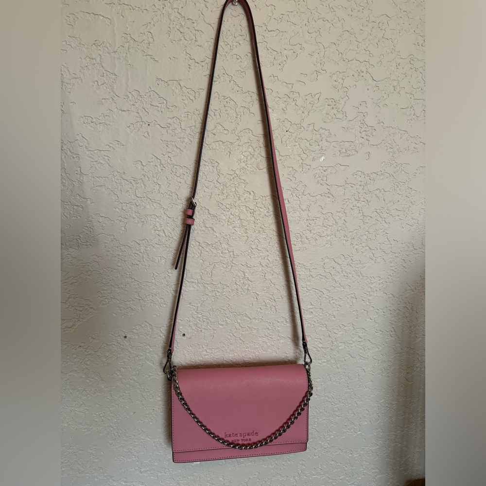 Kate Spade (New York) pink cross body purse w/matching wallet